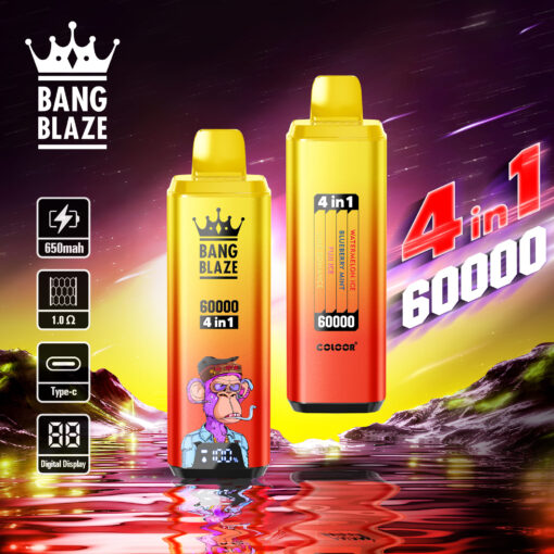BANG BLAZE 4IN1 60000 Puffs Disposable Vape Wholesale - Vapz Vape Wholesale