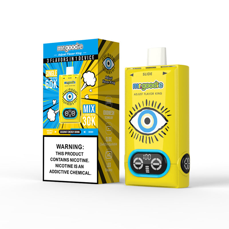Mr.Goodie Adjust Flavor King 60000 Puffs 3 in 1 Flavors Disposable Vape Wholesale - VZVAPE