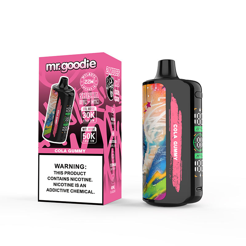 Mr.Goodie MTL DTL 50000 Puffs Disposable Vape Wholesale - VZVAPE