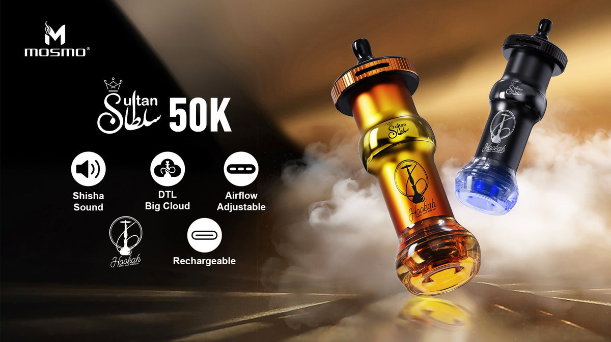 MOSMO Sultan 50000 Puffs Hookah Shape Disposable Vape Wholesale - VZVAPE