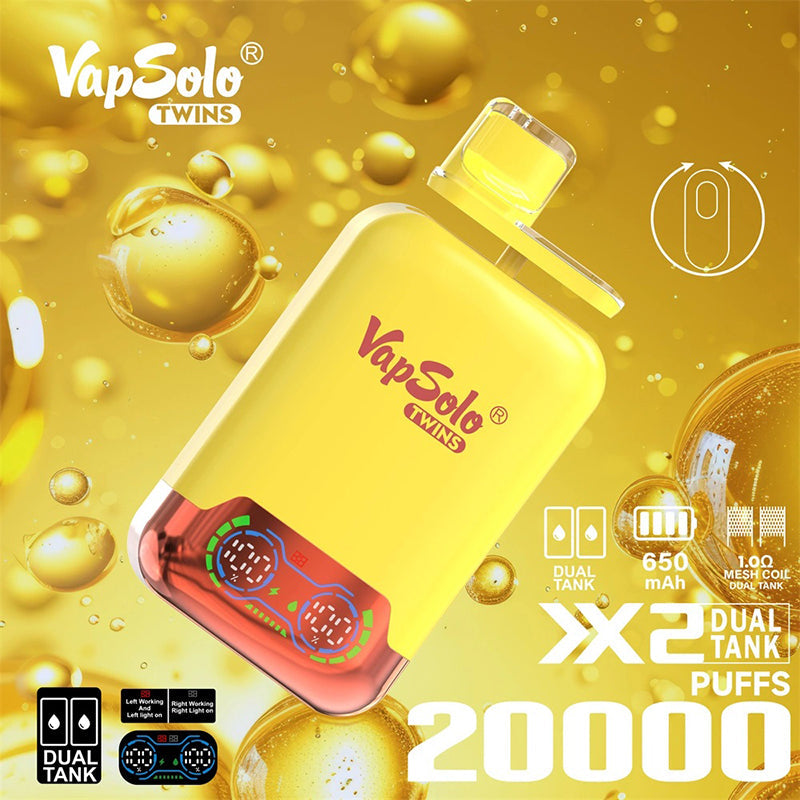 Vapsolo Twins 20000 Puffs Disposable Vape Wholesale - [VzVape.com]