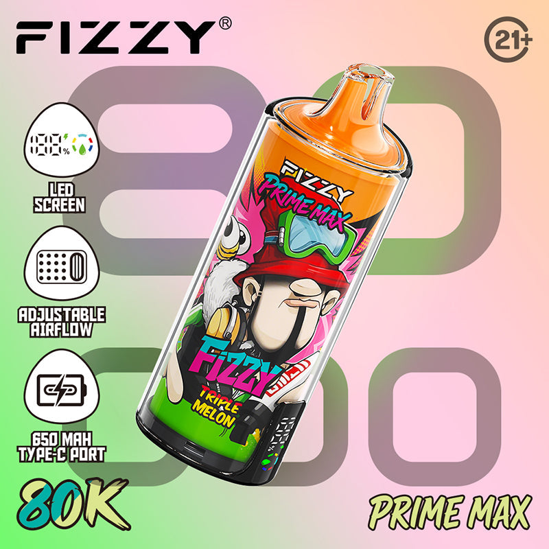 EU Warehouse FIZZY PRIME MAX 80000 Puffs Disposable Vape Wholesale - [VzVape.com]