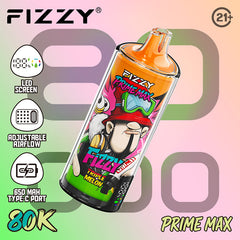 EU Warehouse FIZZY PRIME MAX 80000 Puffs Disposable Vape Wholesale - [VzVape.com]
