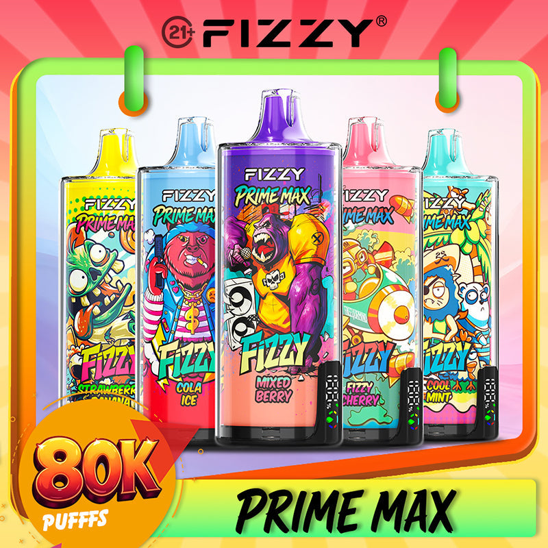 EU Warehouse FIZZY PRIME MAX 80000 Puffs Disposable Vape Wholesale - [VzVape.com]