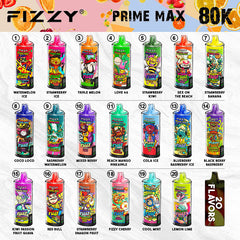 EU Warehouse FIZZY PRIME MAX 80000 Puffs Disposable Vape Wholesale - [VzVape.com]