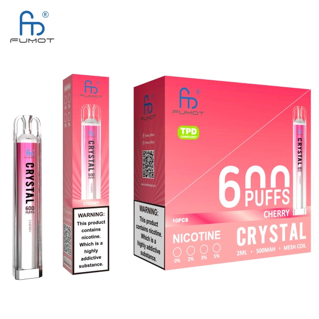 RandM FUMOT ORIGINAL RANDM CRYSTAL 600 Puffs Disposable Vape Wholesale - VZVAPE