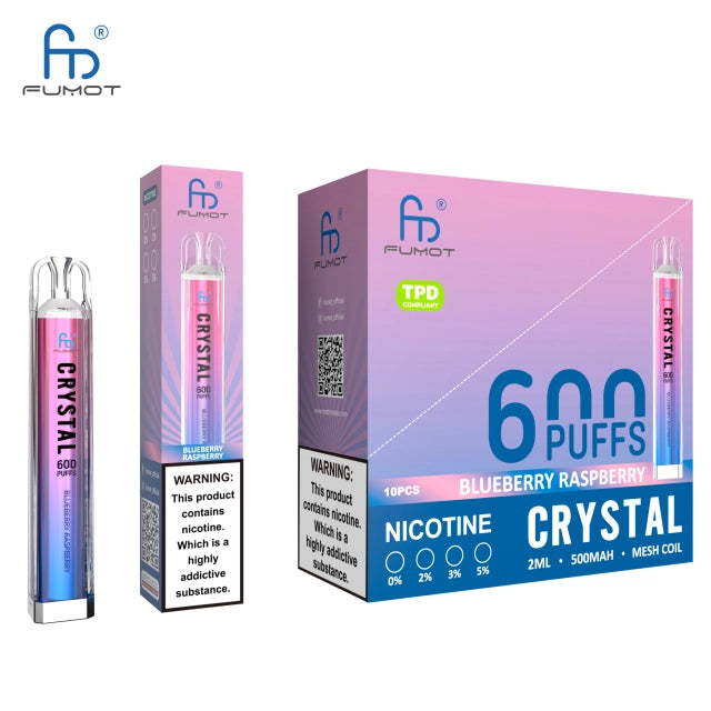 RandM FUMOT ORIGINAL RANDM CRYSTAL 600 Puffs Disposable Vape Wholesale - VZVAPE