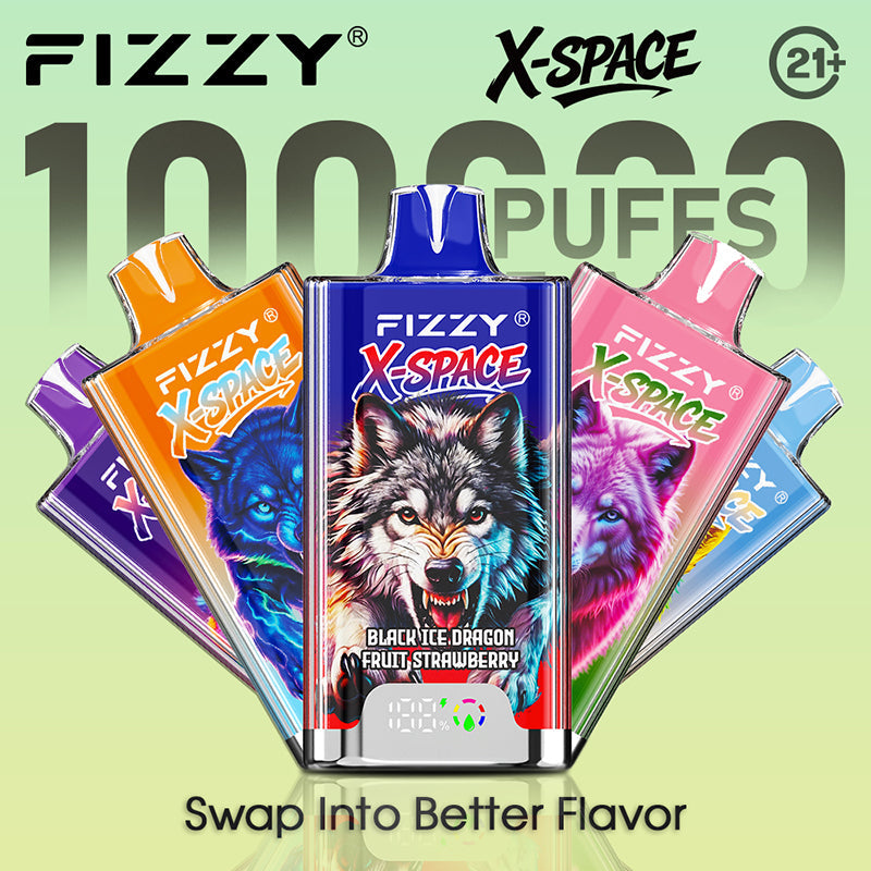 EU Warehouse FIZZY X-SPACE 100K Puffs Disposable Vape Wholesale - [VzVape.com]
