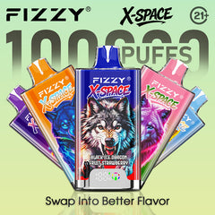 EU Warehouse FIZZY X-SPACE 100K Puffs Disposable Vape Wholesale - [VzVape.com]