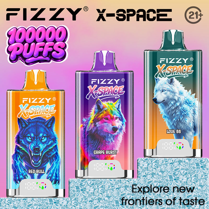 EU Warehouse FIZZY X-SPACE 100K Puffs Disposable Vape Wholesale - [VzVape.com]