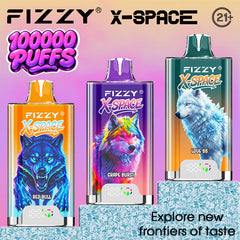 EU Warehouse FIZZY X-SPACE 100K Puffs Disposable Vape Wholesale - [VzVape.com]