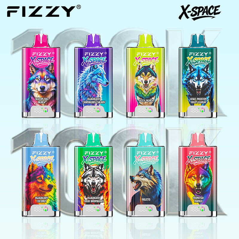 EU Warehouse FIZZY X-SPACE 100K Puffs Disposable Vape Wholesale - [VzVape.com]