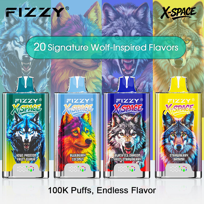 EU Warehouse FIZZY X-SPACE 100K Puffs Disposable Vape Wholesale - [VzVape.com]