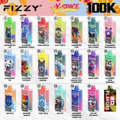 EU Warehouse FIZZY X-SPACE 100K Puffs Disposable Vape Wholesale - [VzVape.com]