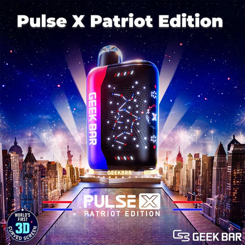 Geek Bar Pulse X Patriot Edition 25000 Puffs Disposable Vape Wholesale - [VzVape.com]