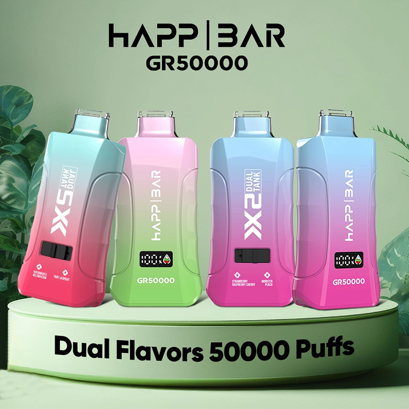 EU Warehouse HAPP BAR 2 IN 1 GR 50000 Puffs Disposable Vape Wholesale - [VzVape.com]