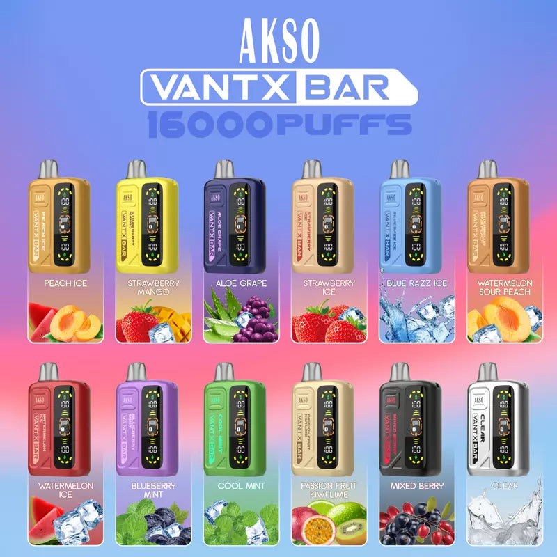 HCigar AKSO VANTX 16000 Puffs Disposable Vape Wholesale - VZVAPE