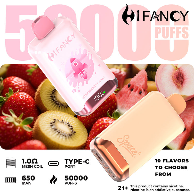 EU Warehouse HIFANCY SPACE 50000 Puffs Disposable Vape Wholesale - [VzVape.com]
