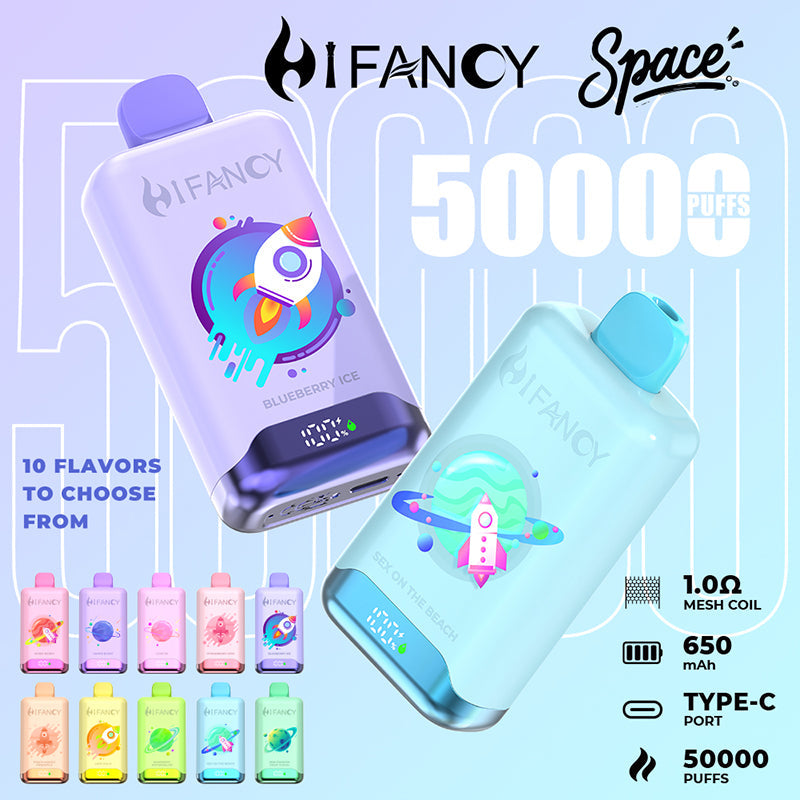 EU Warehouse HIFANCY SPACE 50000 Puffs Disposable Vape Wholesale - [VzVape.com]