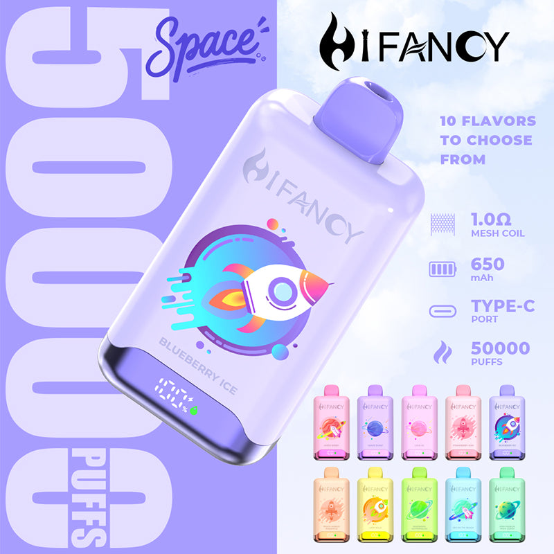 EU Warehouse HIFANCY SPACE 50000 Puffs Disposable Vape Wholesale - [VzVape.com]