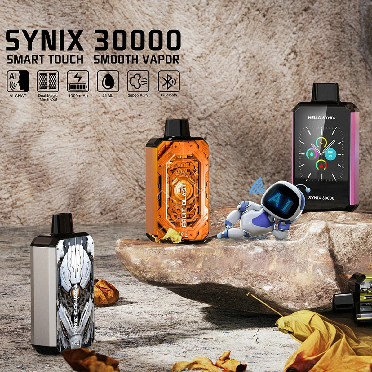Hello Synix 30000 Puffs Smart Disposable Vape Wholesale - VZVAPE
