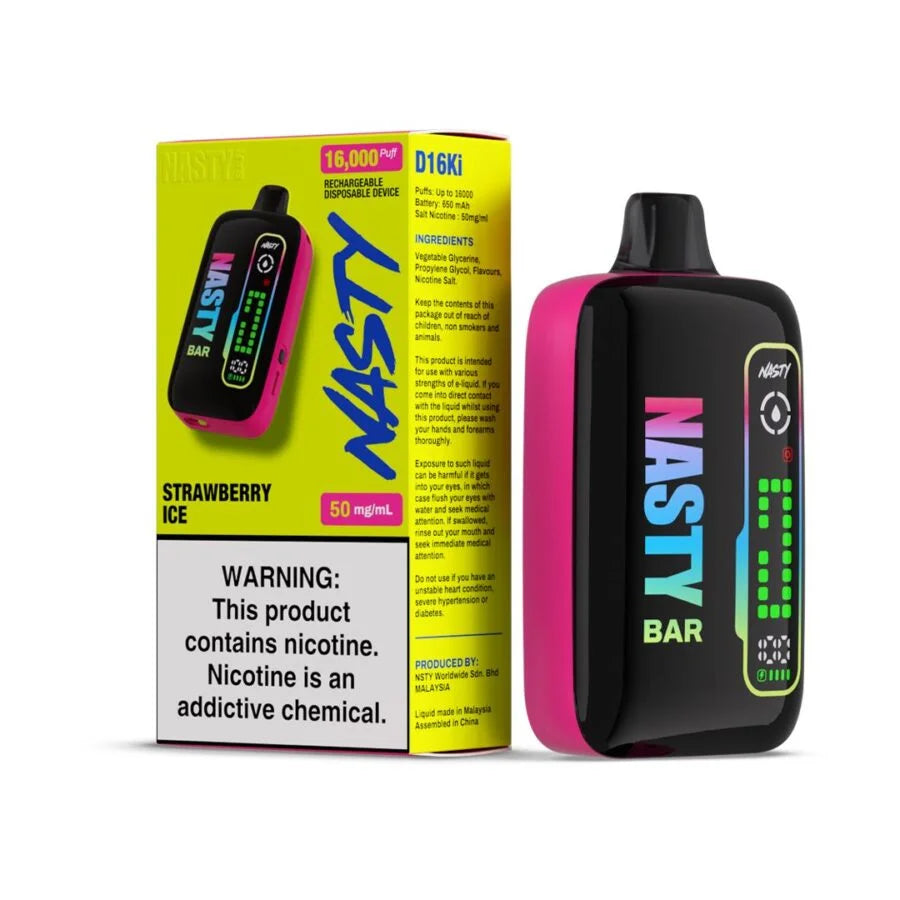 Nasty BAR 16000 Puffs D16KI Disposable Vape Wholesale - Vapz Vape Wholesale