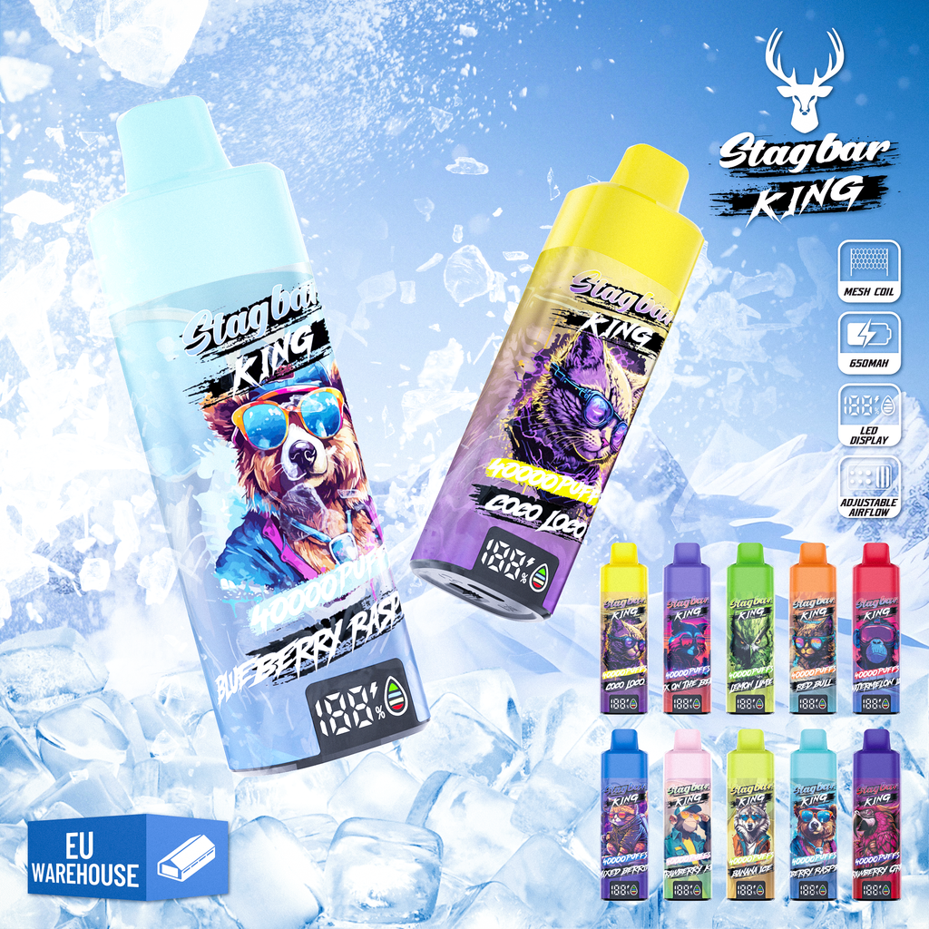EU Warehouse Stagbar King 40000 Puffs Disposable Vape Wholesale - Vapz Vape Wholesale