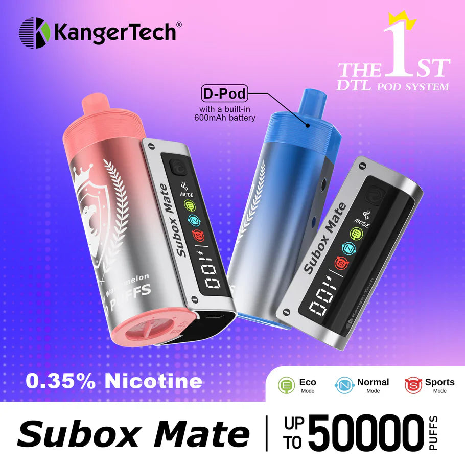 KangerTech SUBOX Mate D-Pod 50000 Puffs Disposable Vape Wholesale - [VzVape.com]