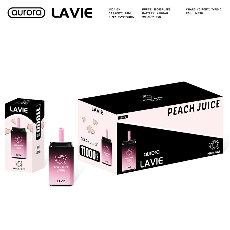 LAVIE  Aurora 1100 Puffs Disposable Vape Wholesale - VZVAPE
