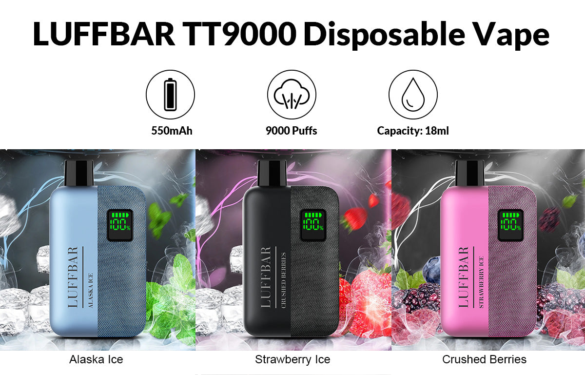 LUFFBAR TT9000 With Speaker 9000 Puffs Disposable Vape Wholesale - VZVAPE