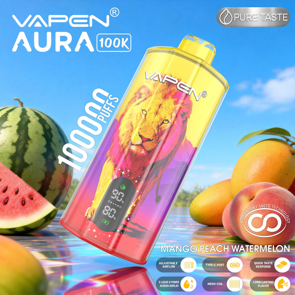 EU Warehouse VAPEN AURA 100K Puffs Disposable Vape Wholesale VzVape Wholesale EU Warehouse VAPEN AURA 100K Puffs Disposable Vape Wholesale VzVape Wholesale