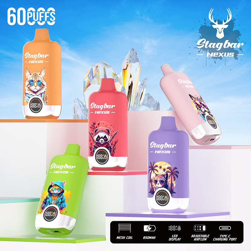 EU Warehouse Stagbar NEXUS 60000 Puffs Disposable Vape Wholesale - [VzVape.com]