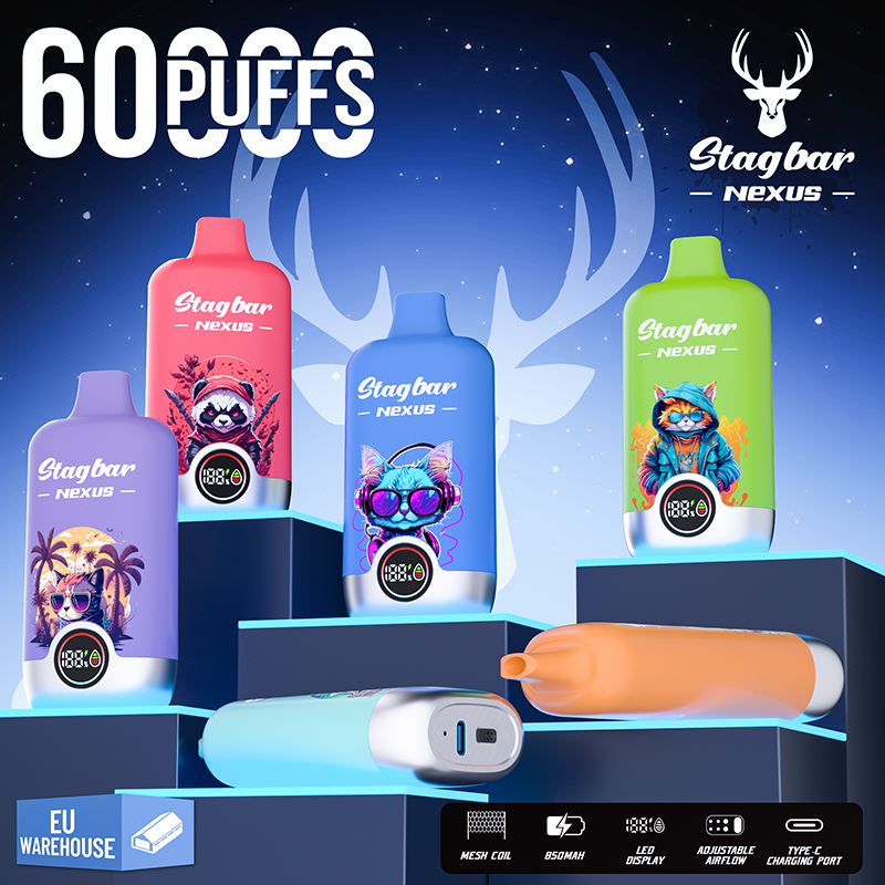 EU Warehouse Stagbar NEXUS 60000 Puffs Disposable Vape Wholesale - [VzVape.com]
