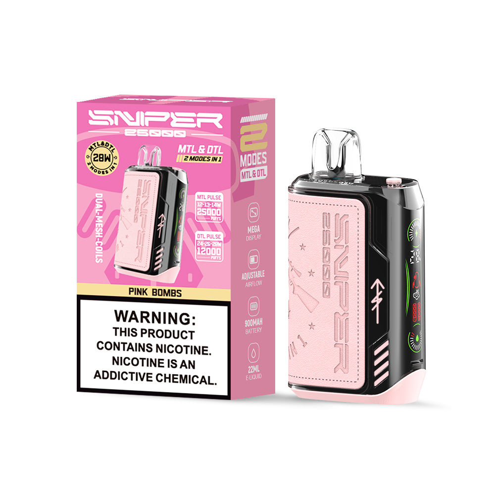 VAPMOD Sniper 25000 Puffs Disposable Vape Wholesale - Vapz Vape Wholesale