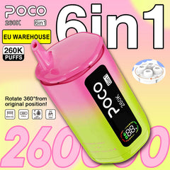 EU Warehouse POCO 6IN1 260K Puffs Disposable Vape Wholesale - [VapzVape]