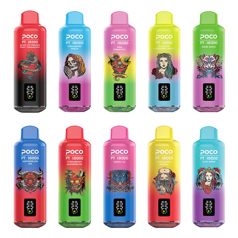 EU Warehouse POCO PT 18000 Puffs Disposable Vape Wholesale - Vapz Vape Wholesale