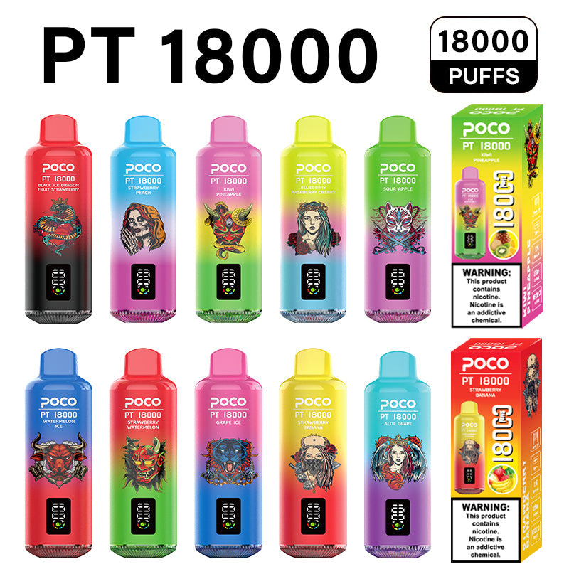 EU Warehouse POCO PT 18000 Puffs Disposable Vape Wholesale - Vapz Vape Wholesale