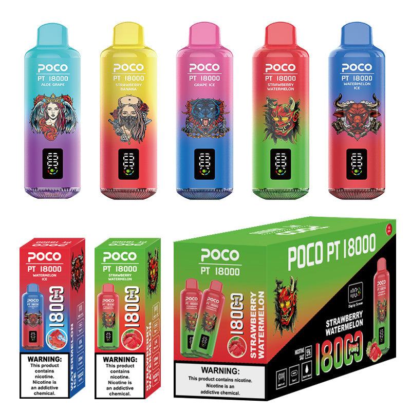 EU Warehouse POCO PT 18000 Puffs Disposable Vape Wholesale - Vapz Vape Wholesale