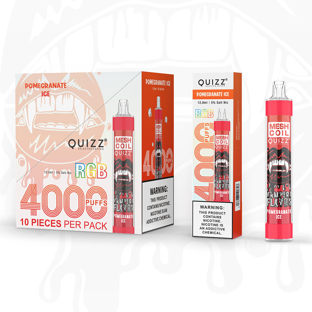 QUIZZ VAPMOD QD30Plus 4000Puffs Disposable Vape Wholesale - Vapz Vape Wholesale