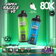 EU Warehouse VAPEN RAZZLE LOVE 3IN1 80000 Puffs Disposable Vape Wholesale
