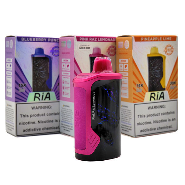 Ria NV30K Disposable Vape By Geek Bar 15ml 5% (30000 Puffs) - Vapz Vape Wholesale
