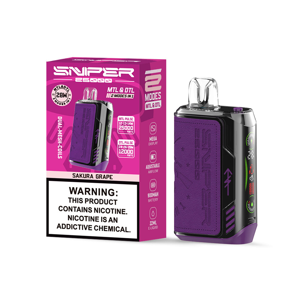 VAPMOD Sniper 25000 Puffs Disposable Vape Wholesale - Vapz Vape Wholesale