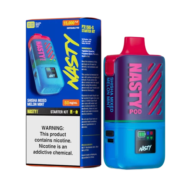 Nasty Pod PX15Ki-S 15000 Puffs Pod Device System Wholesale - Vapz Vape Wholesale