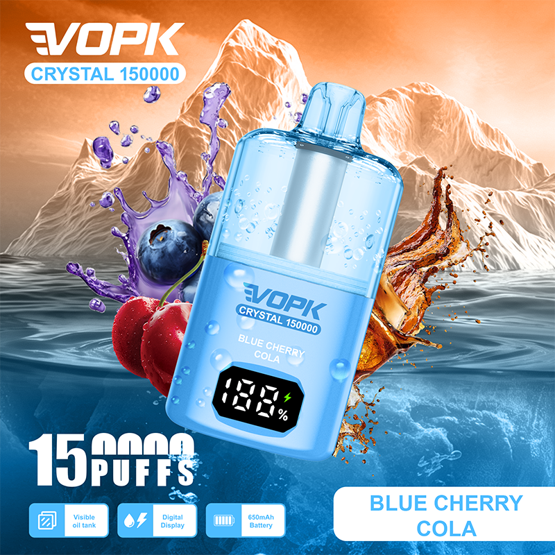 VOPK CRYSTAL 150K Puffs Disposable Vape Wholesale - [VzVape.com]