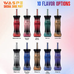 EU Warehouse WASPE Shisha Hookah 300K Puffs Disposable Vape Wholesale