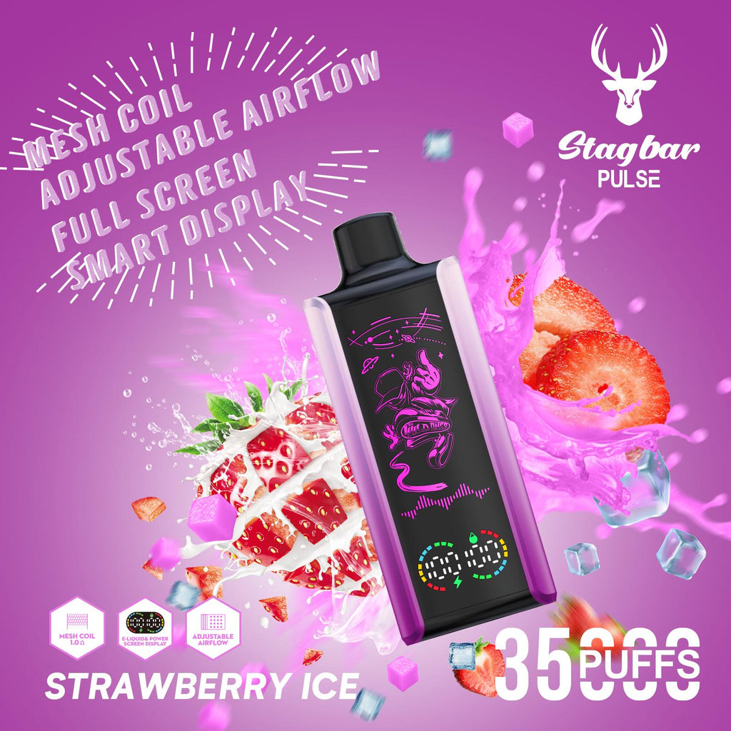 EU Warehouse Stagbar Pulse 35000 Puffs Disposable Vape Wholesale - Vapz Vape Wholesale