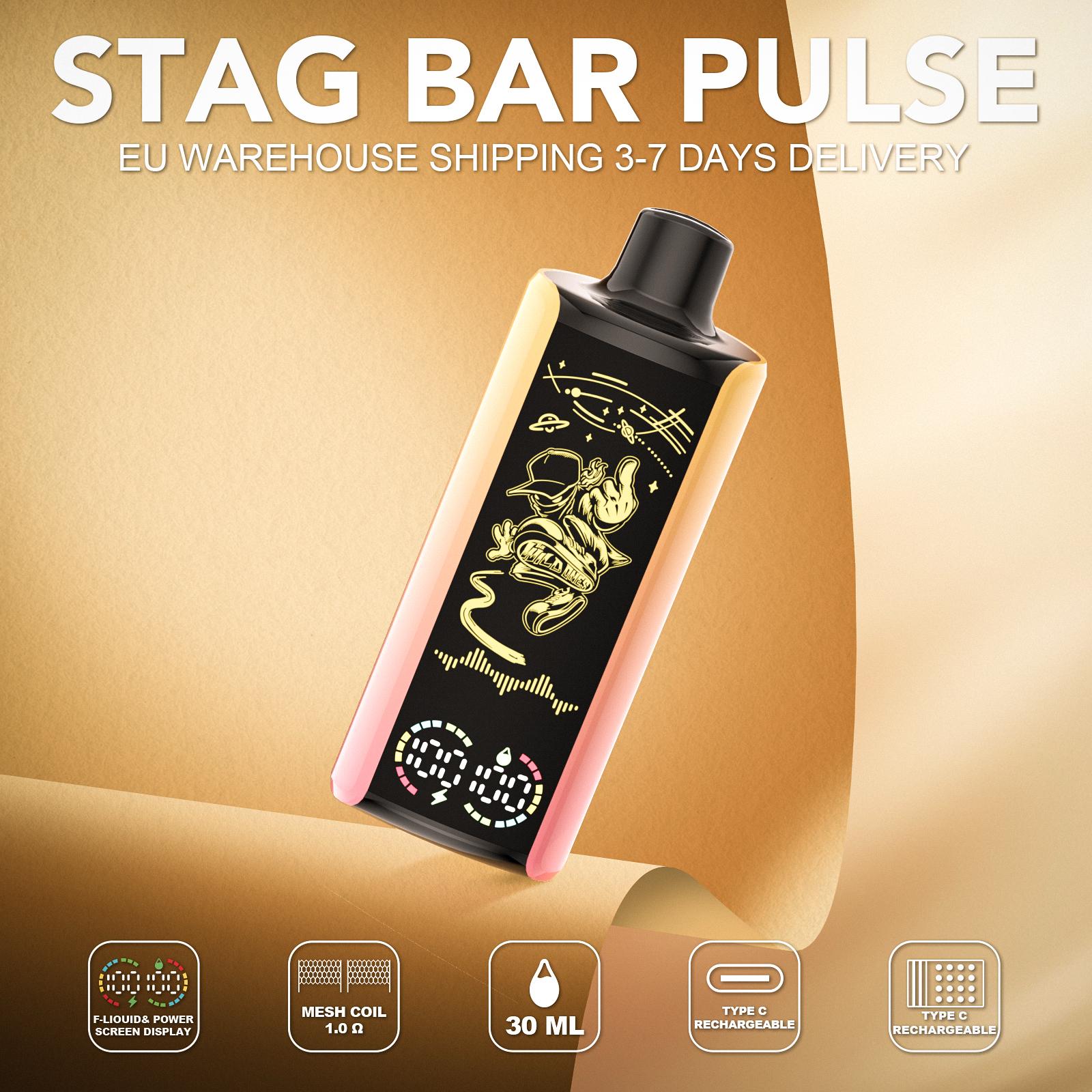 EU Warehouse Stagbar Pulse 35000 Puffs Disposable Vape Wholesale - Vapz Vape Wholesale