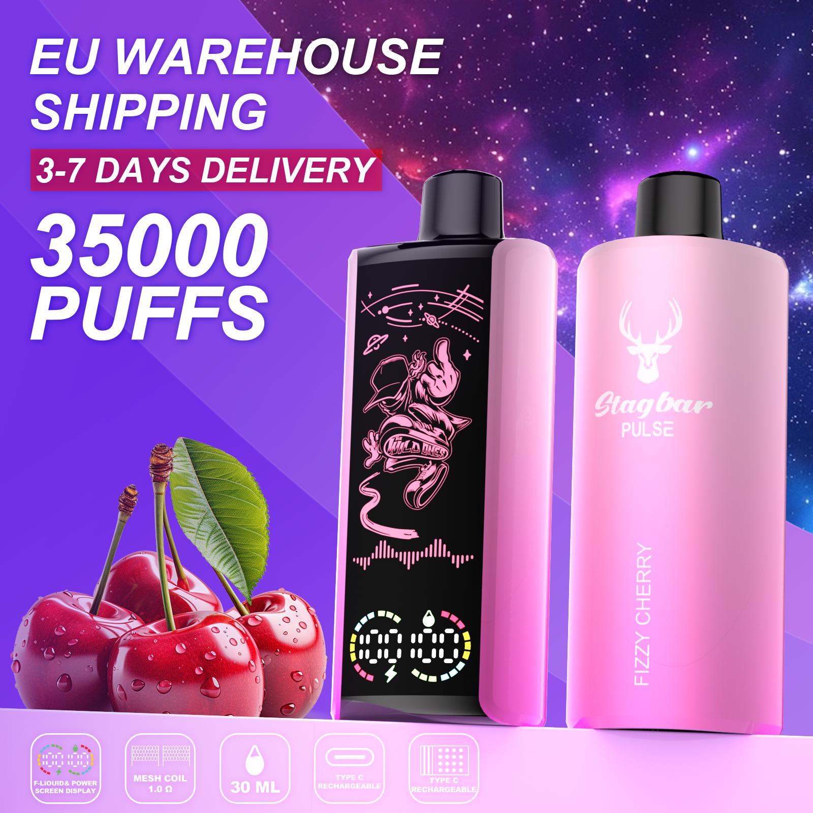 EU Warehouse Stagbar Pulse 35000 Puffs Disposable Vape Wholesale - Vapz Vape Wholesale