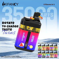 HIFANCY TWINS 35000 Puffs Disposable Vape Wholesale - Vapz Vape Wholesale
