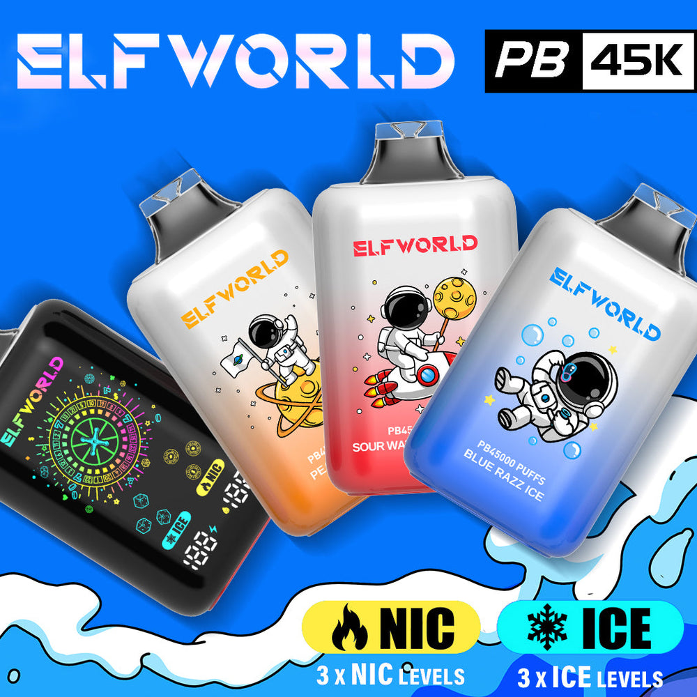 ELF WORLD PB45000 Puffs Disposable Vape Wholesale - [VzVape.com]
